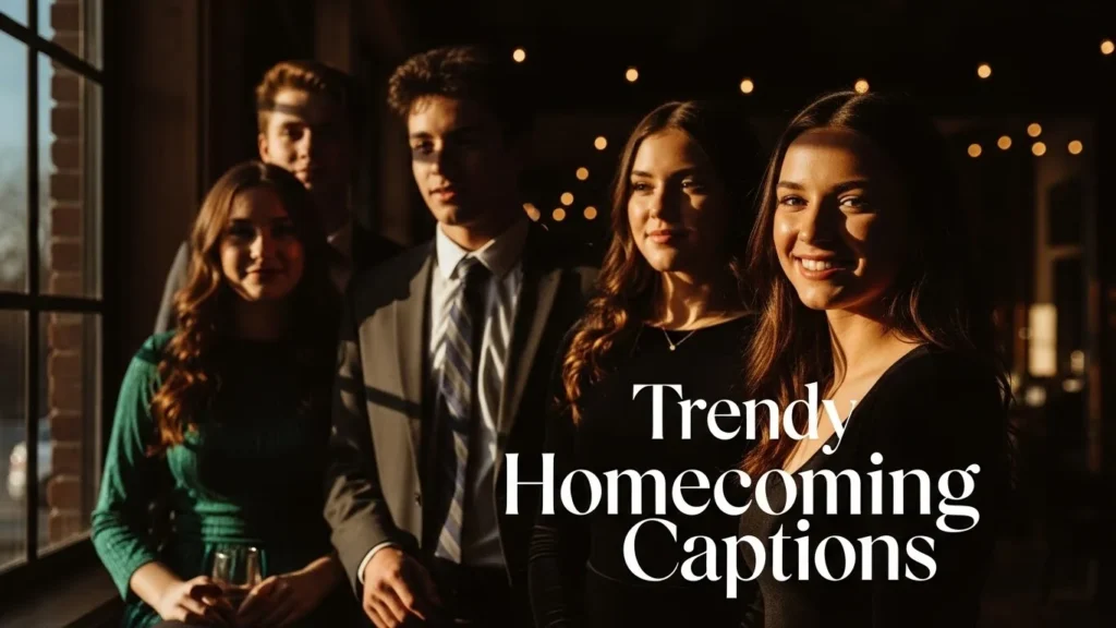 Trendy Homecoming Captions