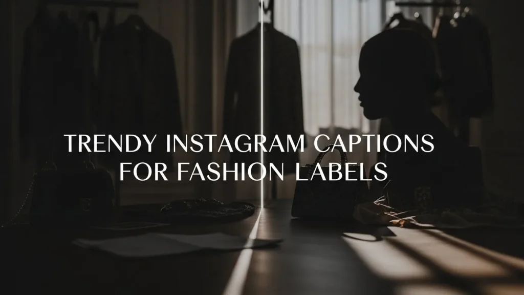 Trendy Instagram Captions for Fashion Labels