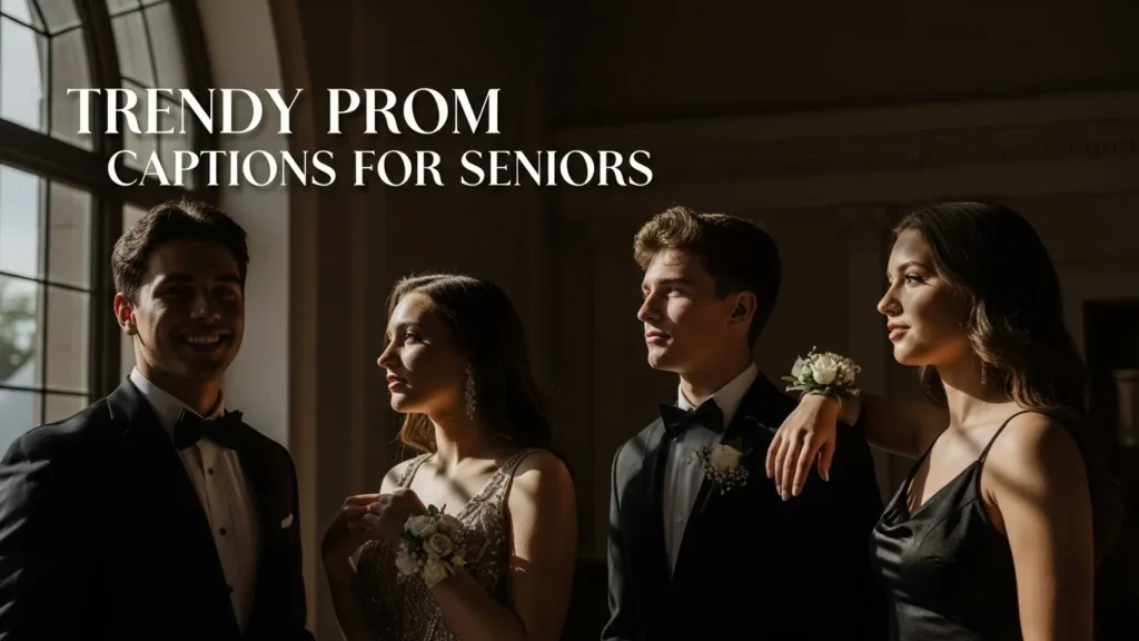 Trendy Prom Captions for Seniors