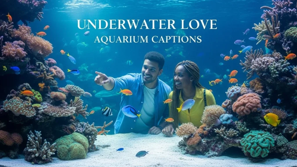 Underwater Love Aquarium Captions