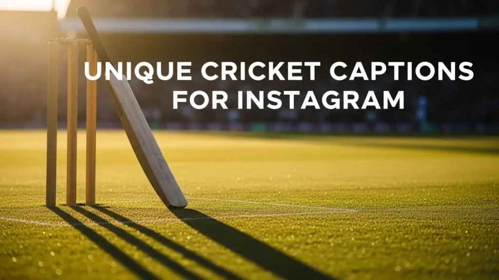 Unique Cricket Captions for Instagram