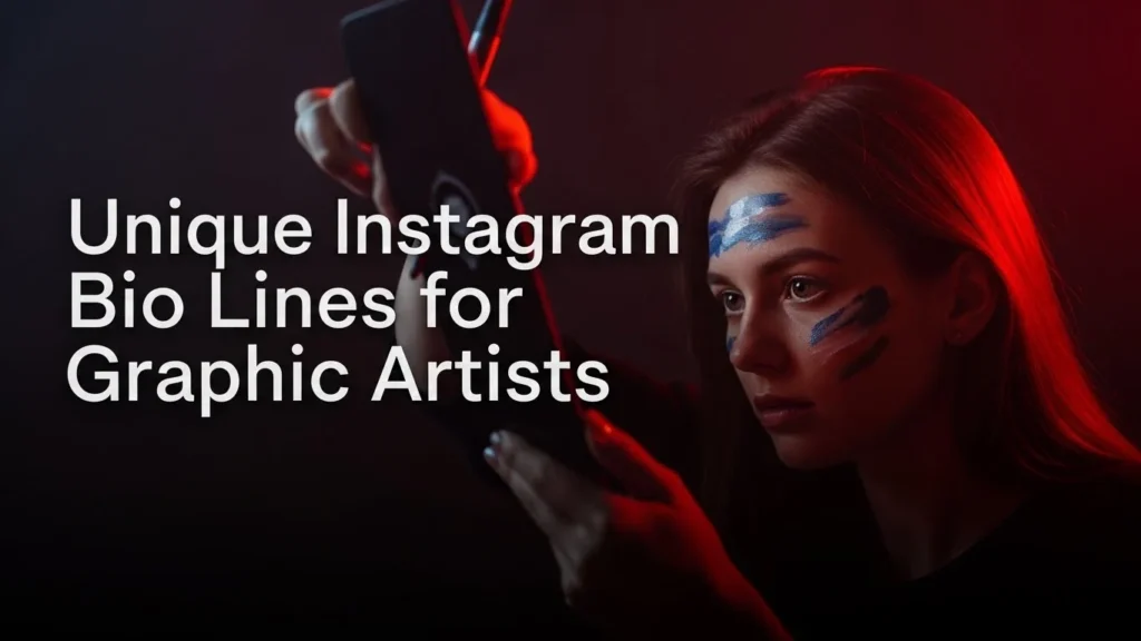 Unique Instagram Bio Lines for Graphic Artists