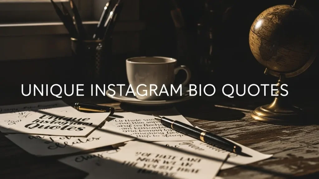 Unique Instagram Bio Quotes