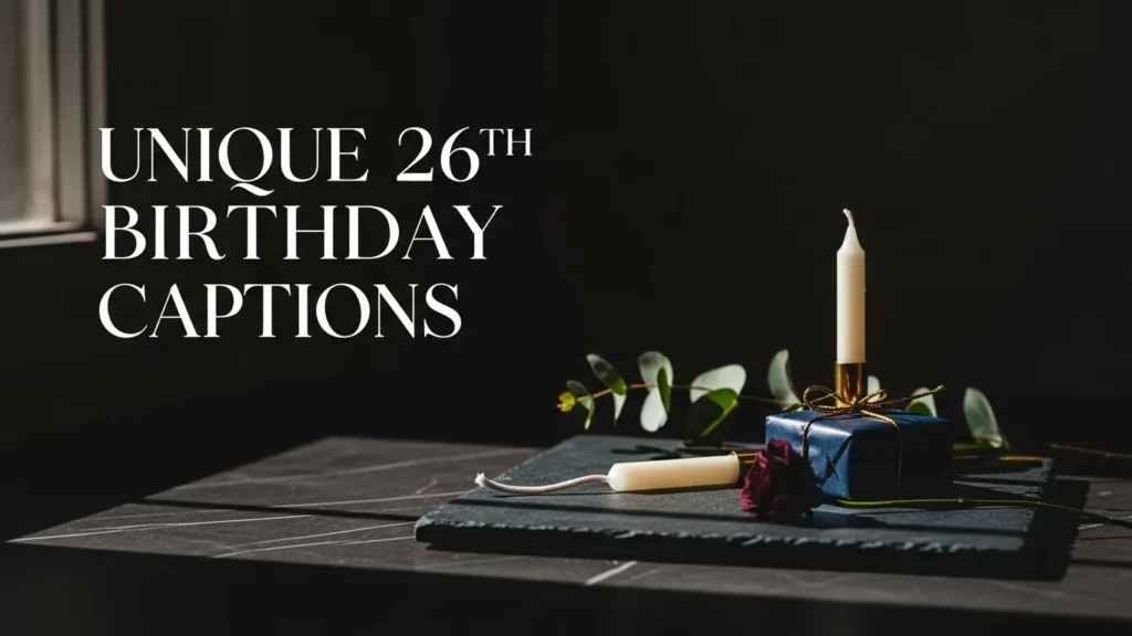 Unique 26th Birthday Captions
