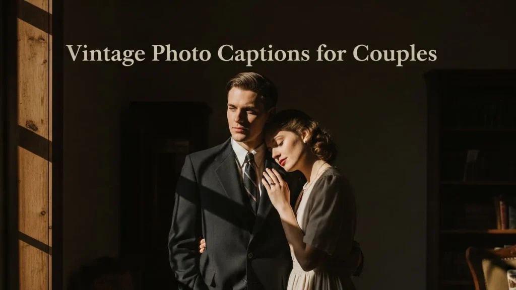 Vintage Photo Captions for Couples