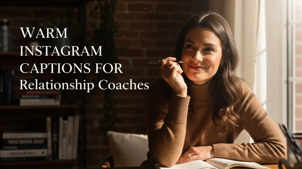 Warm Instagram Captions for Relationship Coaches