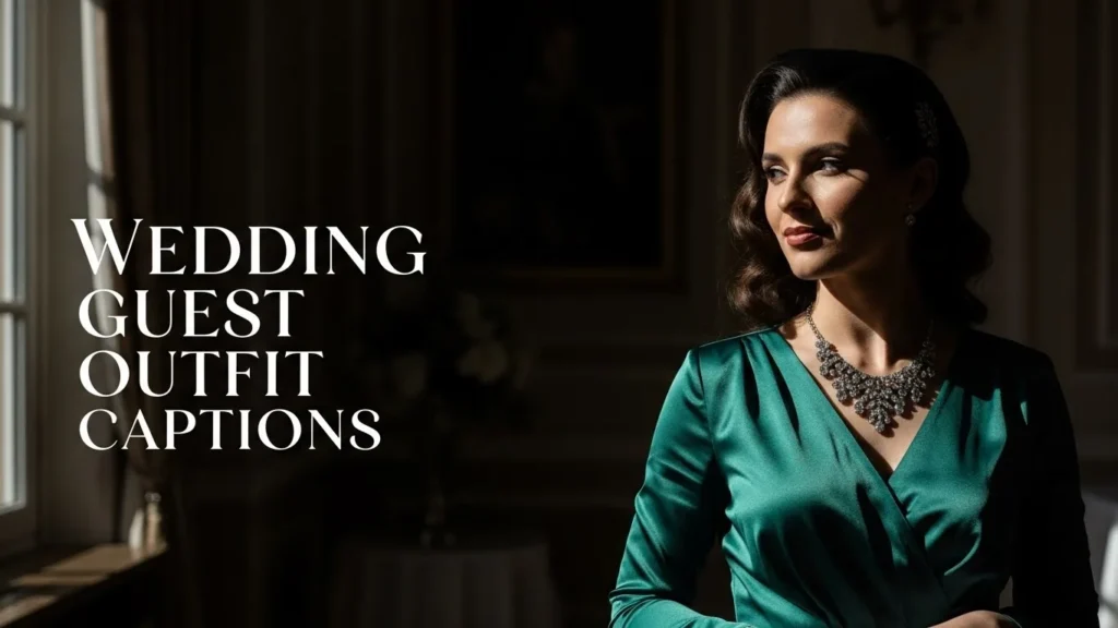 Wedding Guest Outfit Captions