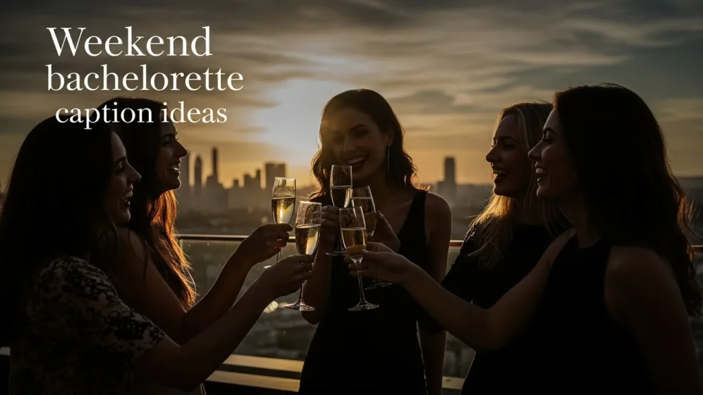 Weekend bachelorette caption ideas