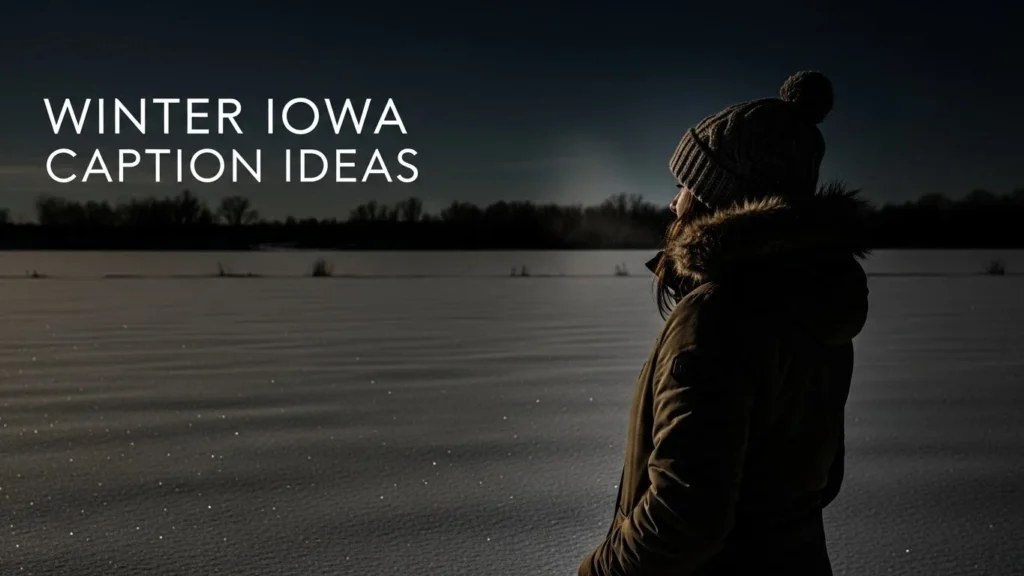 Winter Iowa Caption Ideas