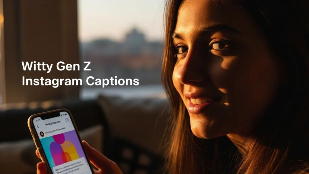 Witty Gen Z Instagram Captions