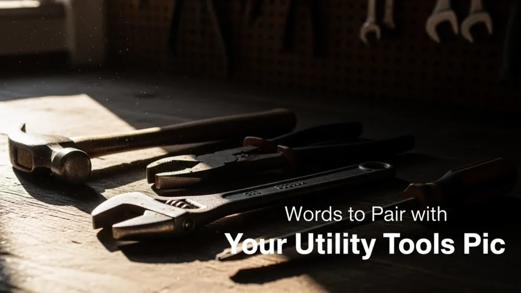 Words to Pair with Your Utility Tools Pic