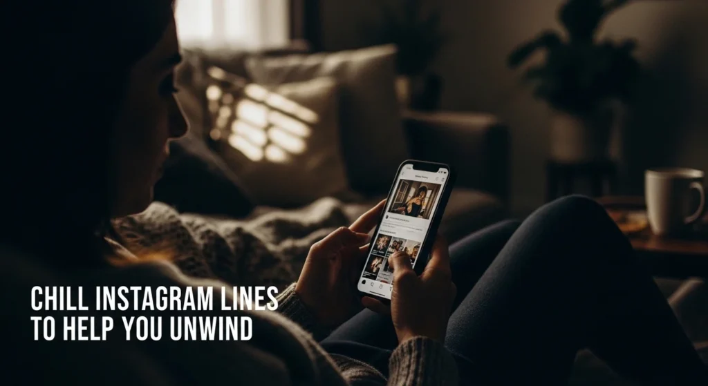 Chill Instagram Lines to Help You Unwind