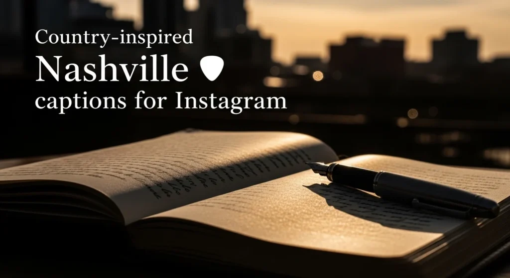 Country-inspired Nashville captions for Instagram