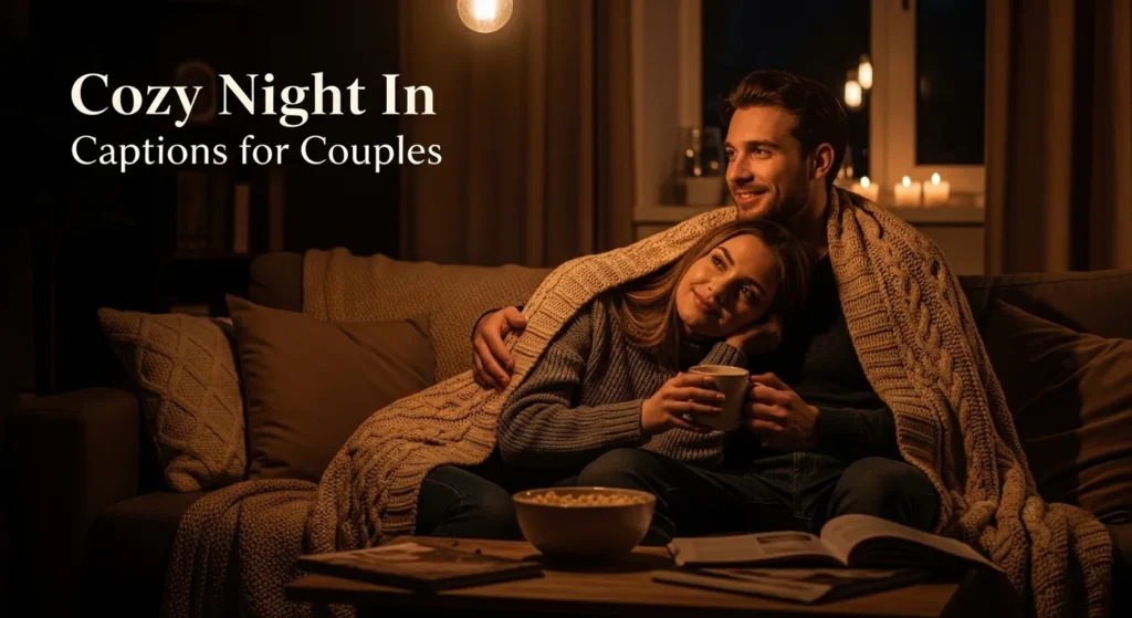 Cozy Night In Captions for Couples