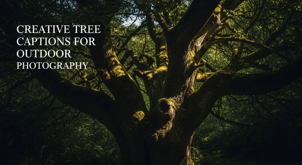 Creative Tree Captions for Outdoor Photography