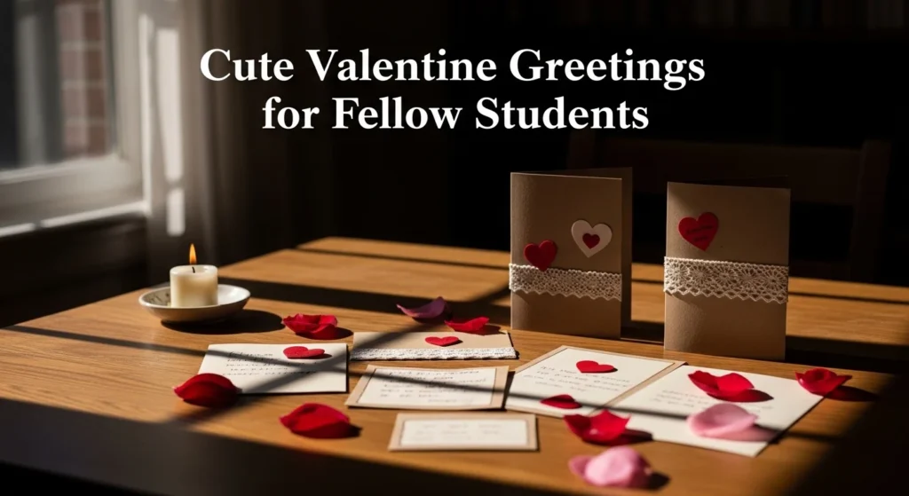 Cute Valentine Greetings for Fellow Students