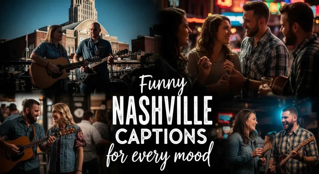 Funny Nashville captions for every mood