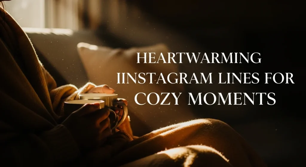 Heartwarming Instagram Lines for Cozy Moments
