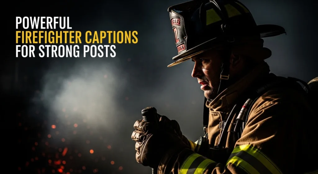 Powerful Firefighter Captions for Strong Posts