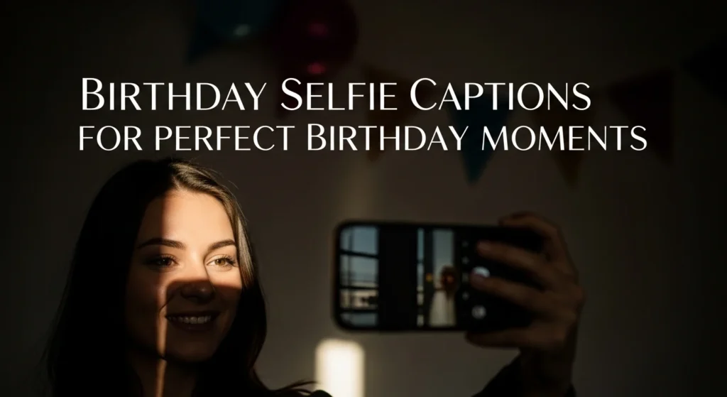 Best Birthday Selfie Quotes for Instagram Moments