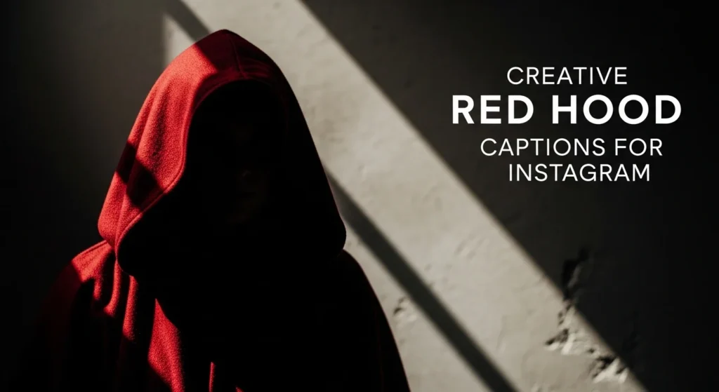 Creative Red Hood Captions for Instagram