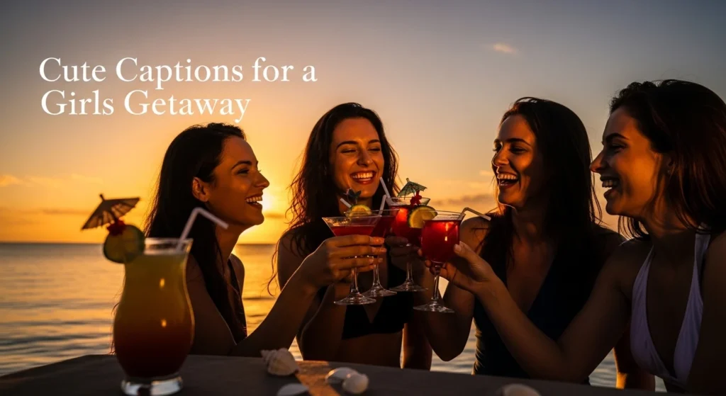 Cute Captions for a Girls Getaway