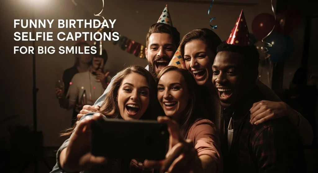 Funny Birthday Selfie Captions for Big Smiles