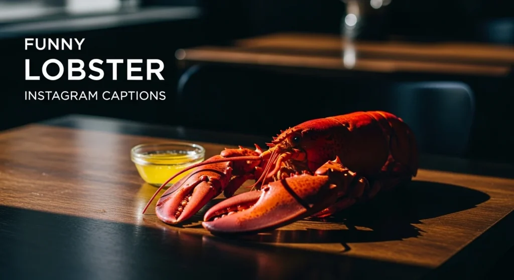 Funny Lobster Instagram Captions