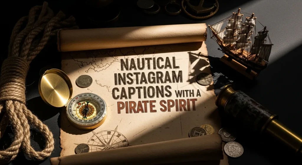 Nautical Instagram Captions with Pirate Spirit