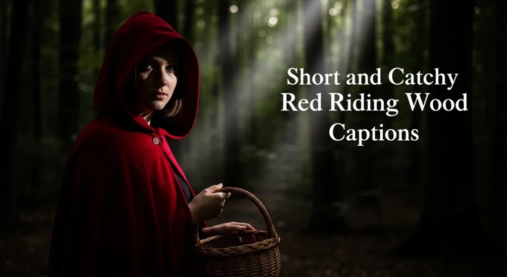 Short and Catchy Red Riding Hood Captions