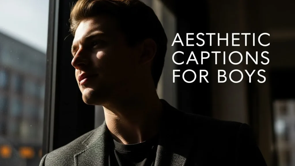Aesthetic Captions for Boys