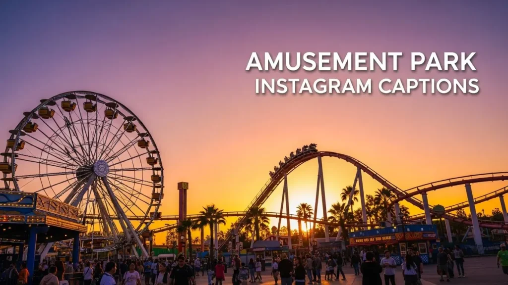 Amusement Park Instagram Captions