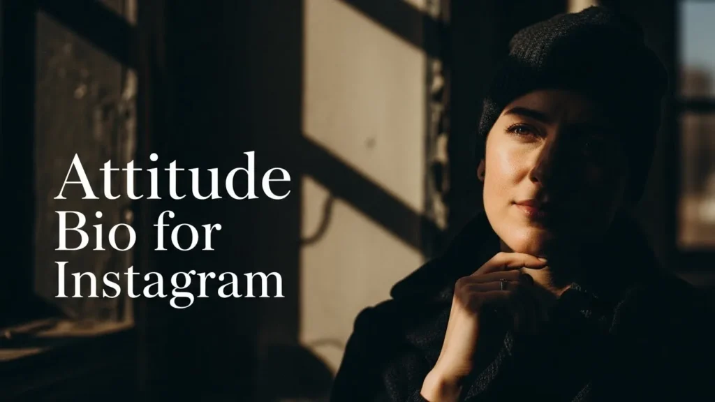 Attitude Bio for Instagram