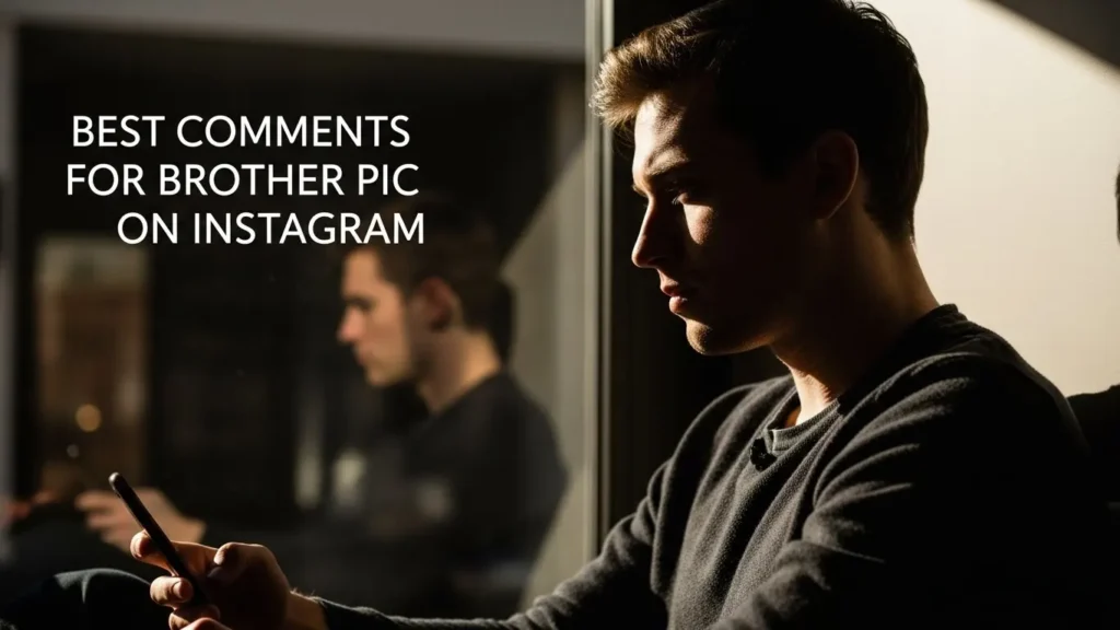 Best Comments for Brother Pic on Instagram