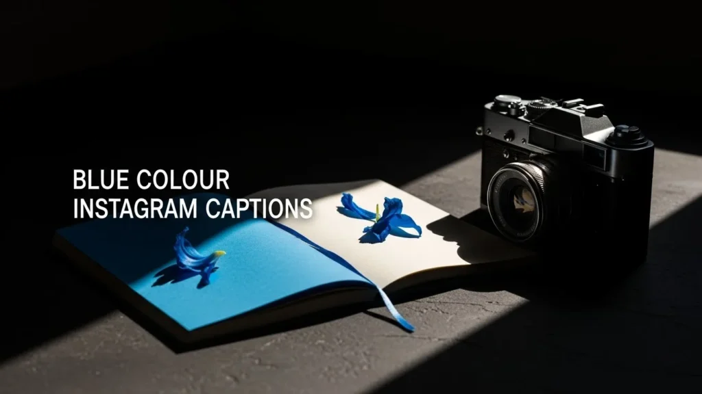 Blue Colour Instagram Captions