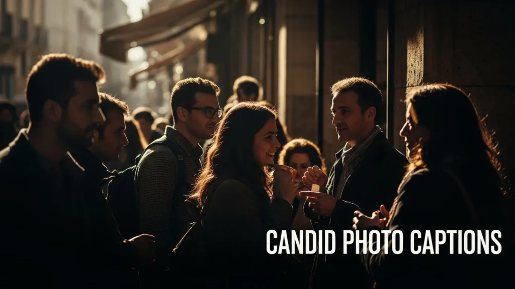 Candid Photo Captions