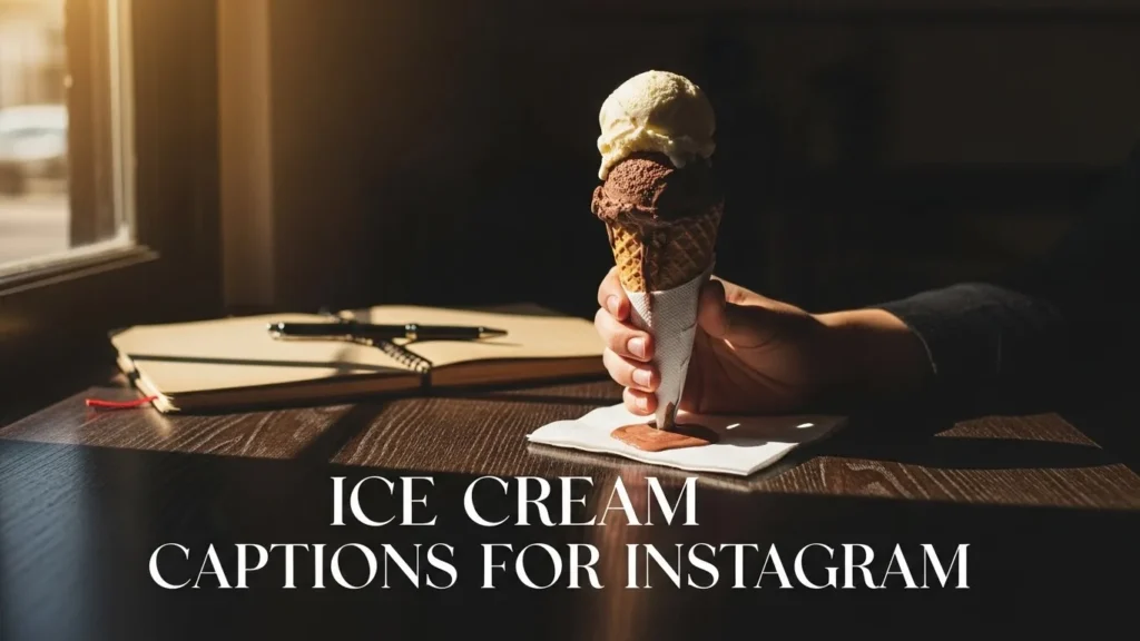 Ice Cream Captions for Instagram