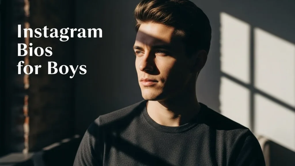 Instagram Bios for Boys