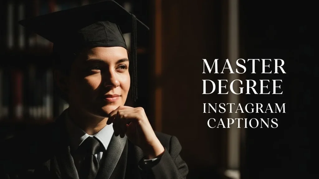 Master Degree Instagram Captions