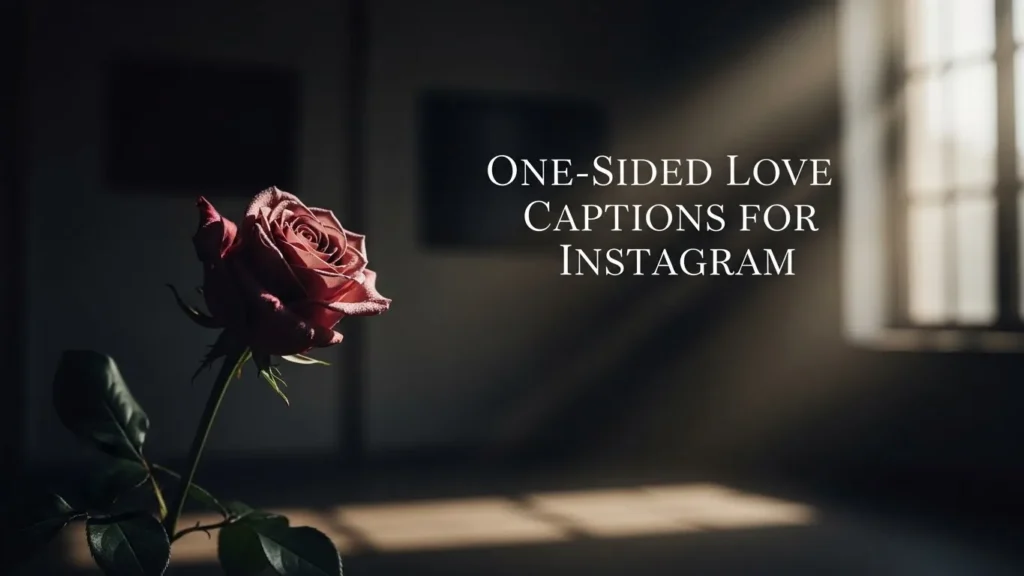 One-Sided Love Captions for Instagram