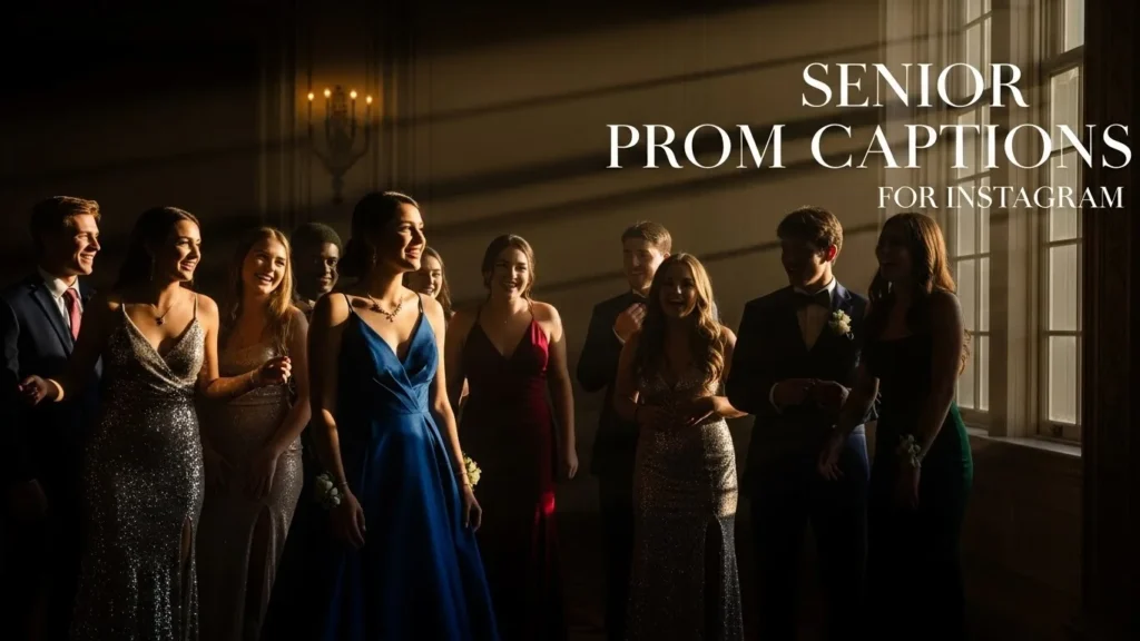 Senior Prom Captions for Instagram