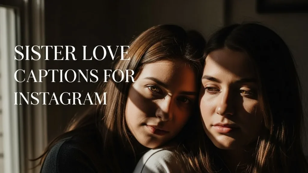 Sister Love Captions for Instagram