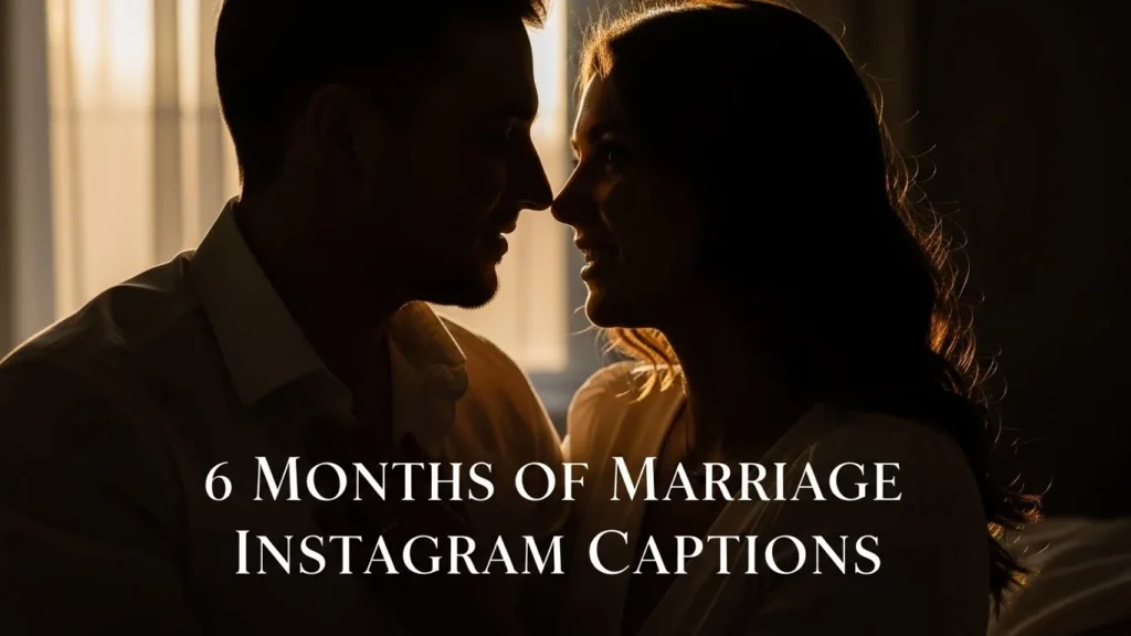 6 Months of Marriage Instagram Captions