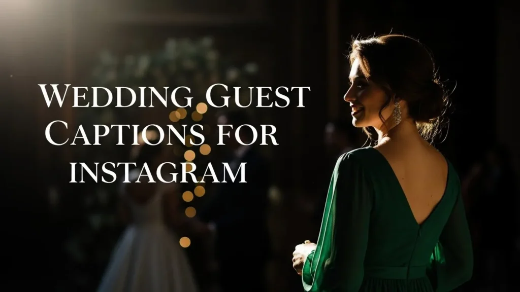 Wedding Guest Captions for Instagram