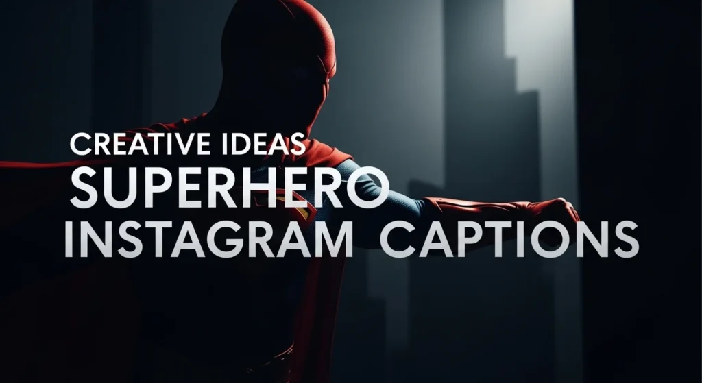 Creative Ideas Superhero Instagram Captions