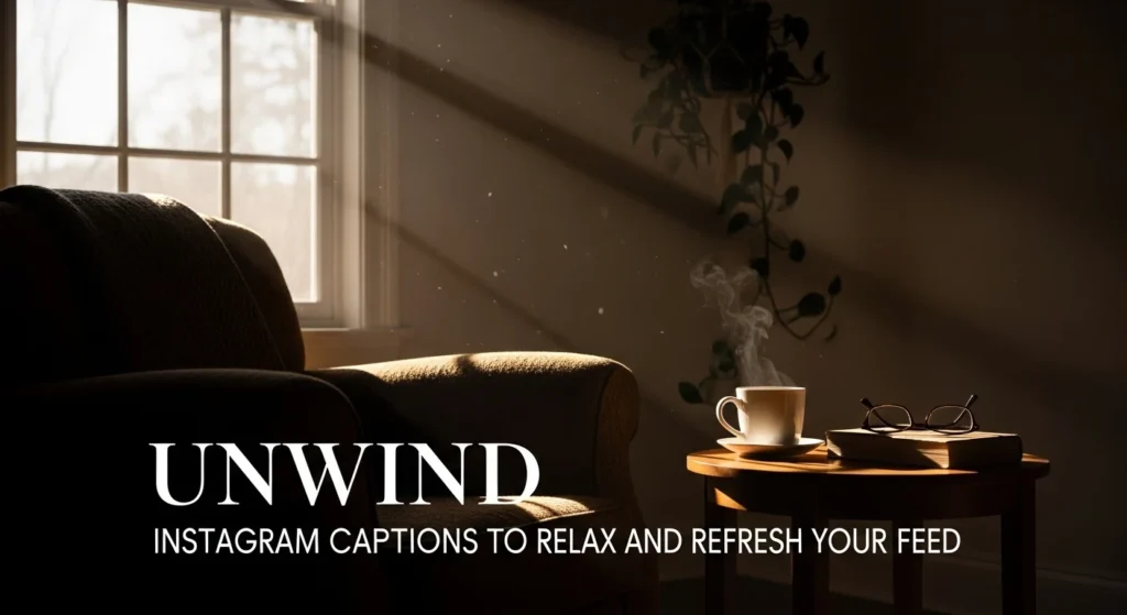 Unwind Instagram Captions to Relax and Refresh Your Feed