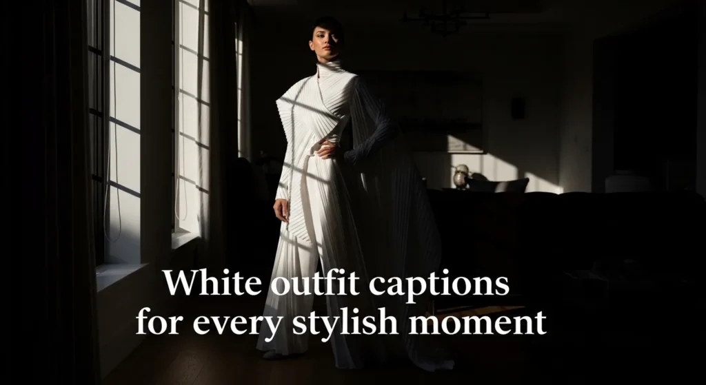 White outfit captions for every stylish moment