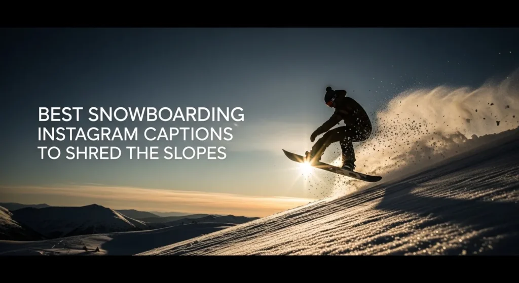 Best Snowboarding Instagram Captions To Shred The Slopes