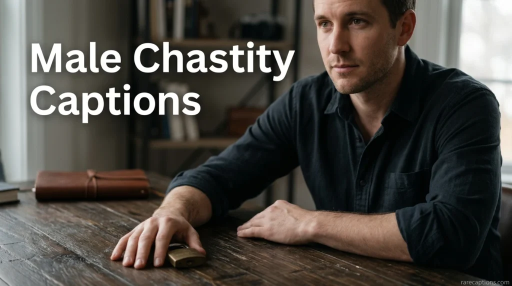 Male Chastity Captions