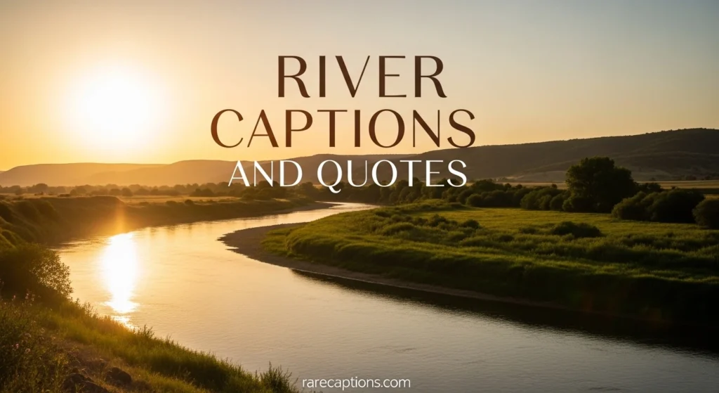 River Captions and Quotes